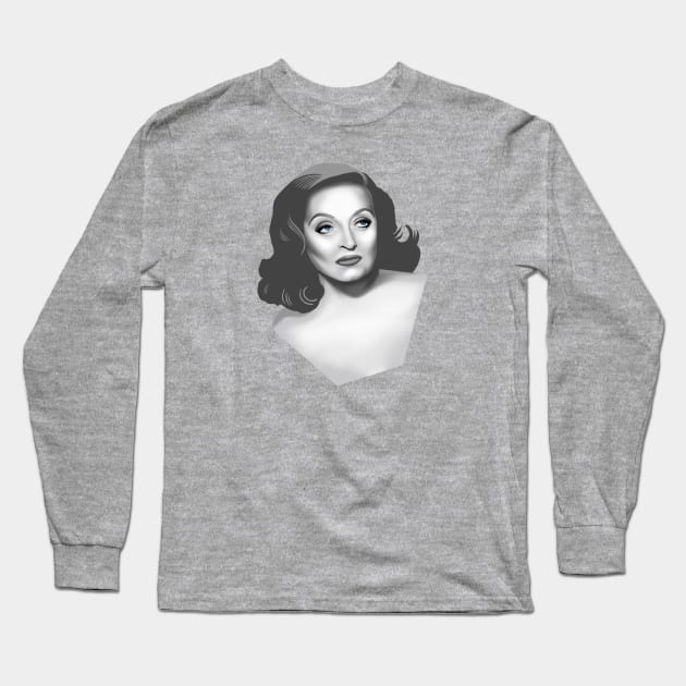 Bette Davis Eyes Long Sleeve T-Shirt by UnleashedCreationz